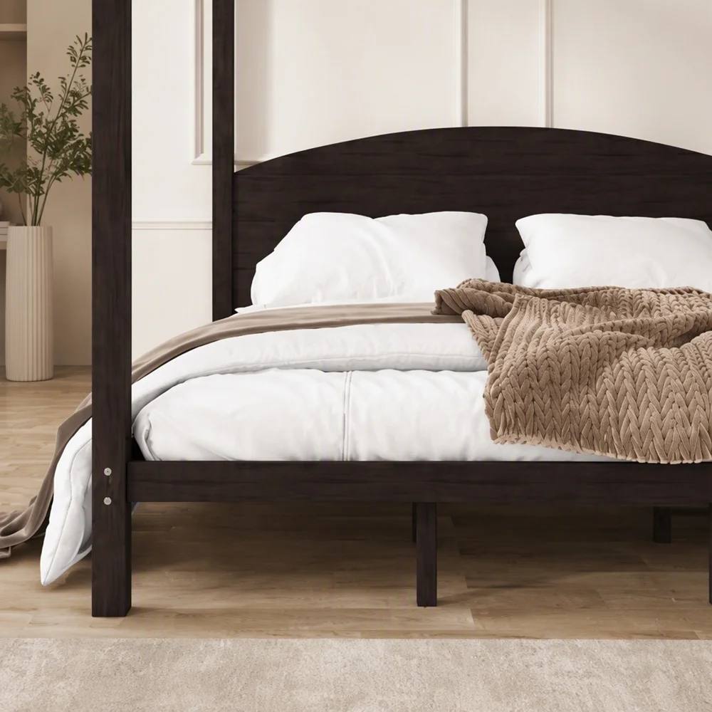 Knac Wooden Four Poster Bed