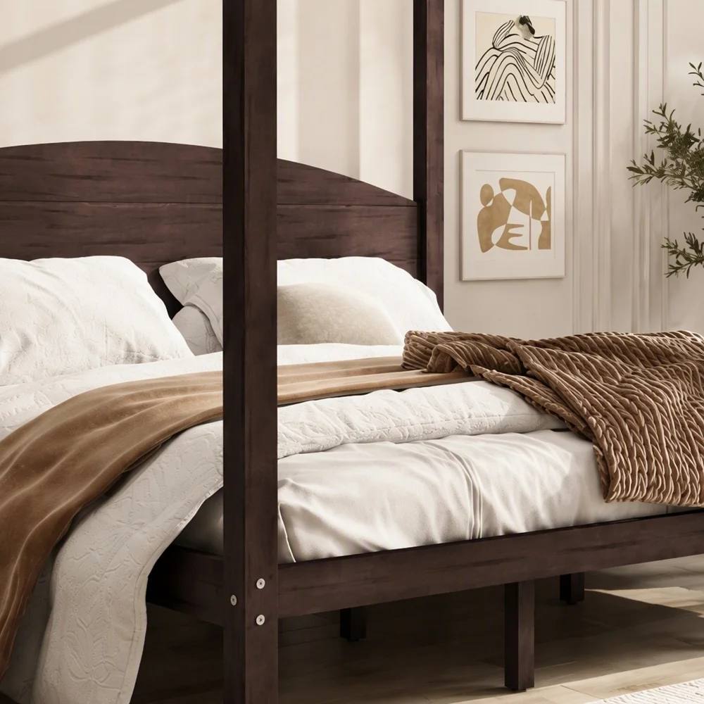 Knac Wooden Four Poster Bed