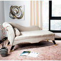 Haki Velvet Chaise With Pillow Antique Chair