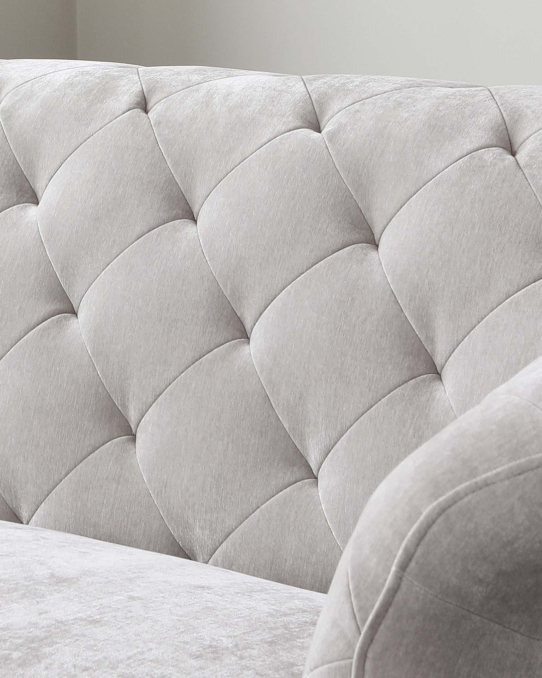Stunning White Suede Sofa Set