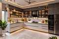 Premium Luxury L-Shaped Modular Kitchen