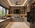 Contemporary Luxury U-Shaped Kitchen