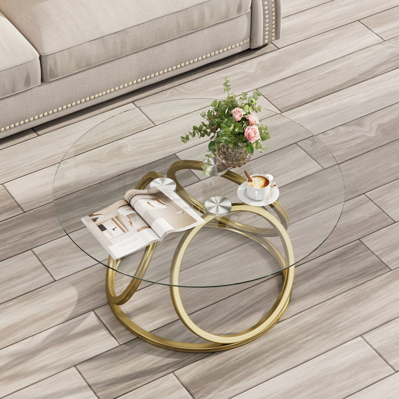 Glass Top Centre Table For Living Room