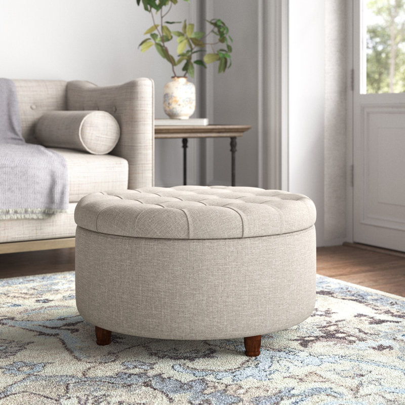Gorgeous Puffed Ottoman With Storage
