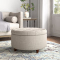 Gorgeous Puffed Ottoman With Storage