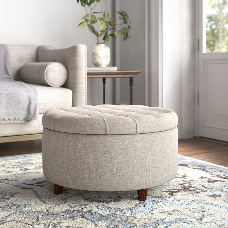 Gorgeous puffed Ottoman with storage