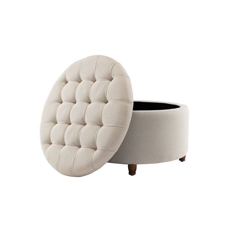 Gorgeous puffed Ottoman with storage