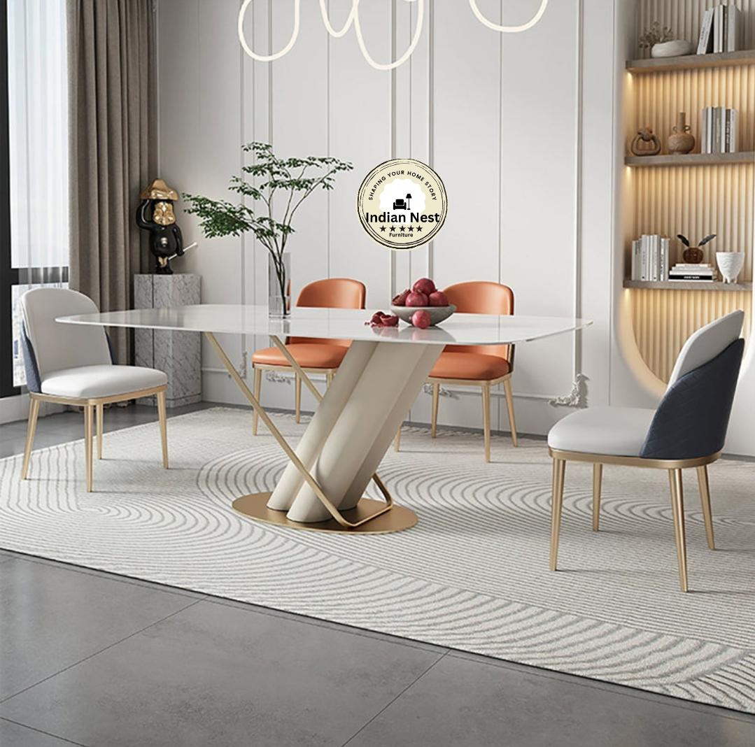 Erick Albino Of White Dining Table