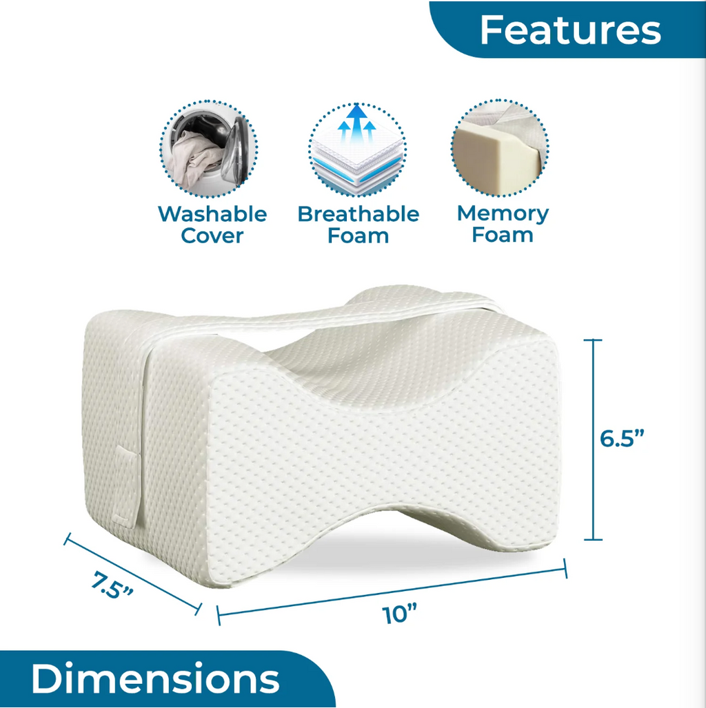 Knee Pillow Orthopedic Leg Pillow for Side Sleepers