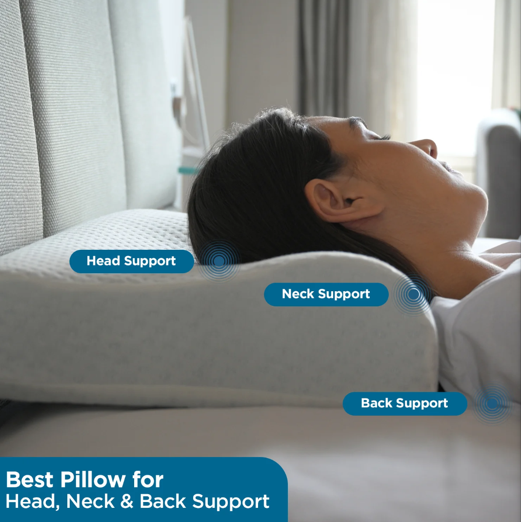 Contour Memory Foam Pillow With Infused Gel