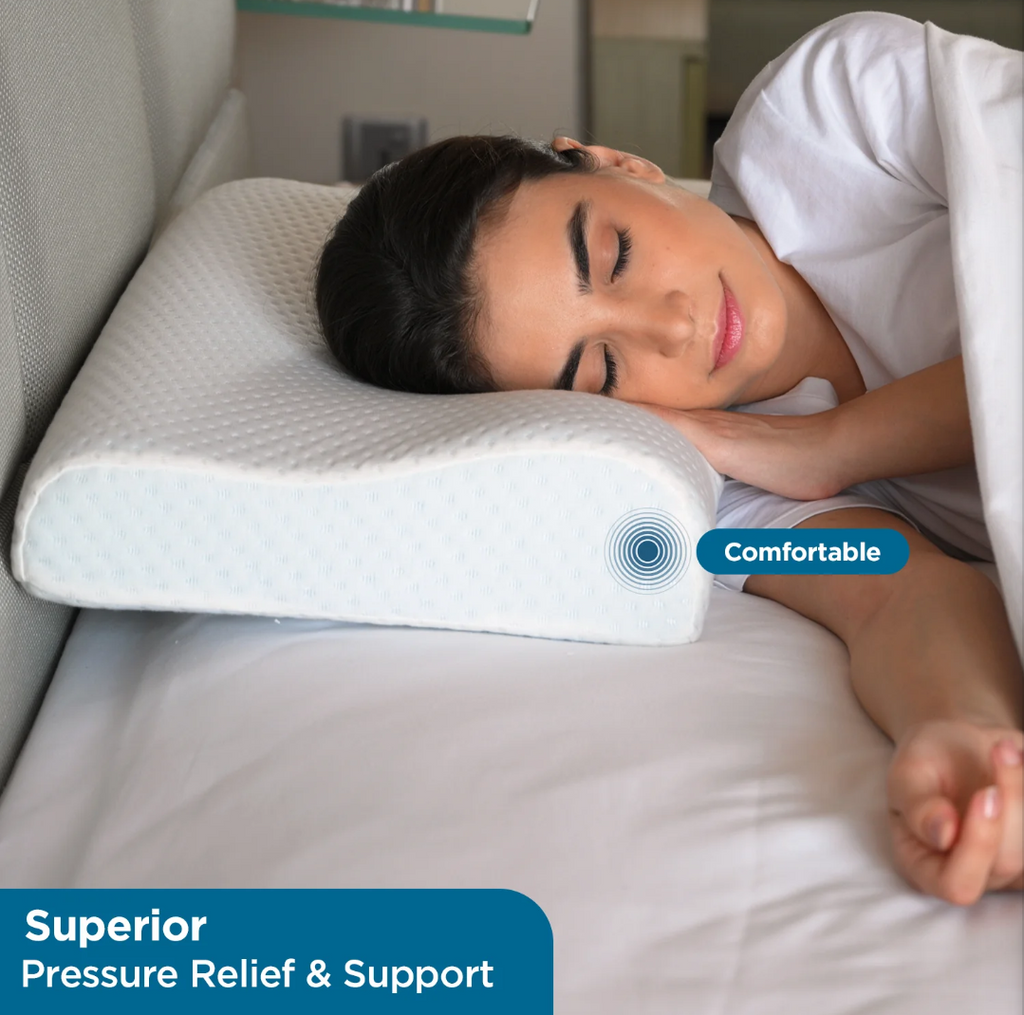 Contour Memory Foam Pillow With Infused Gel