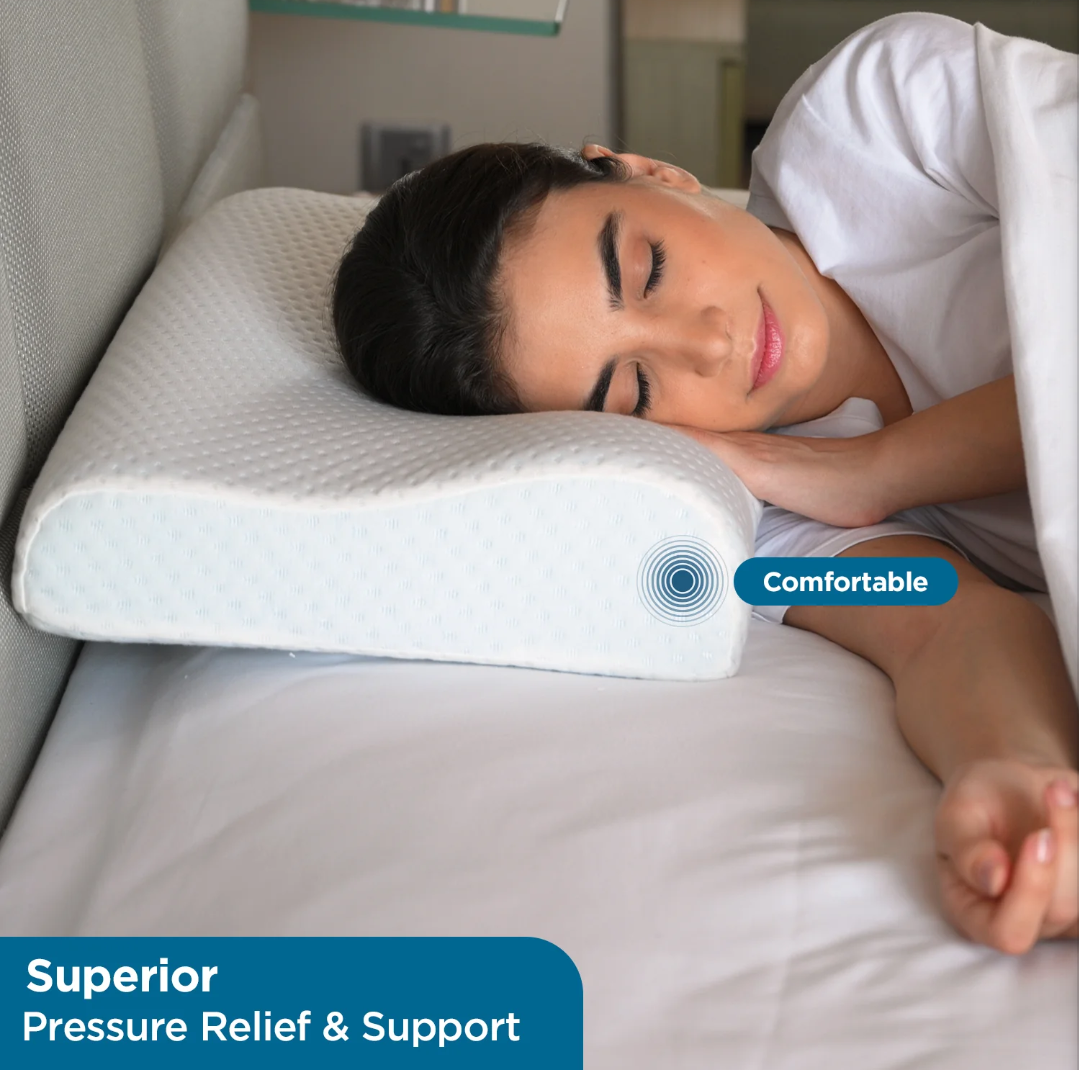 Contour Memory Foam Pillow With Infused Gel