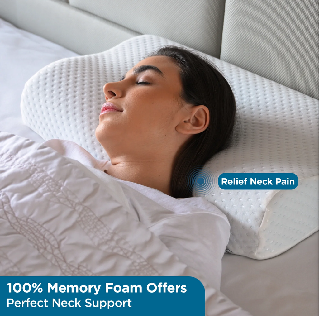 Contour Memory Foam Pillow With Infused Gel