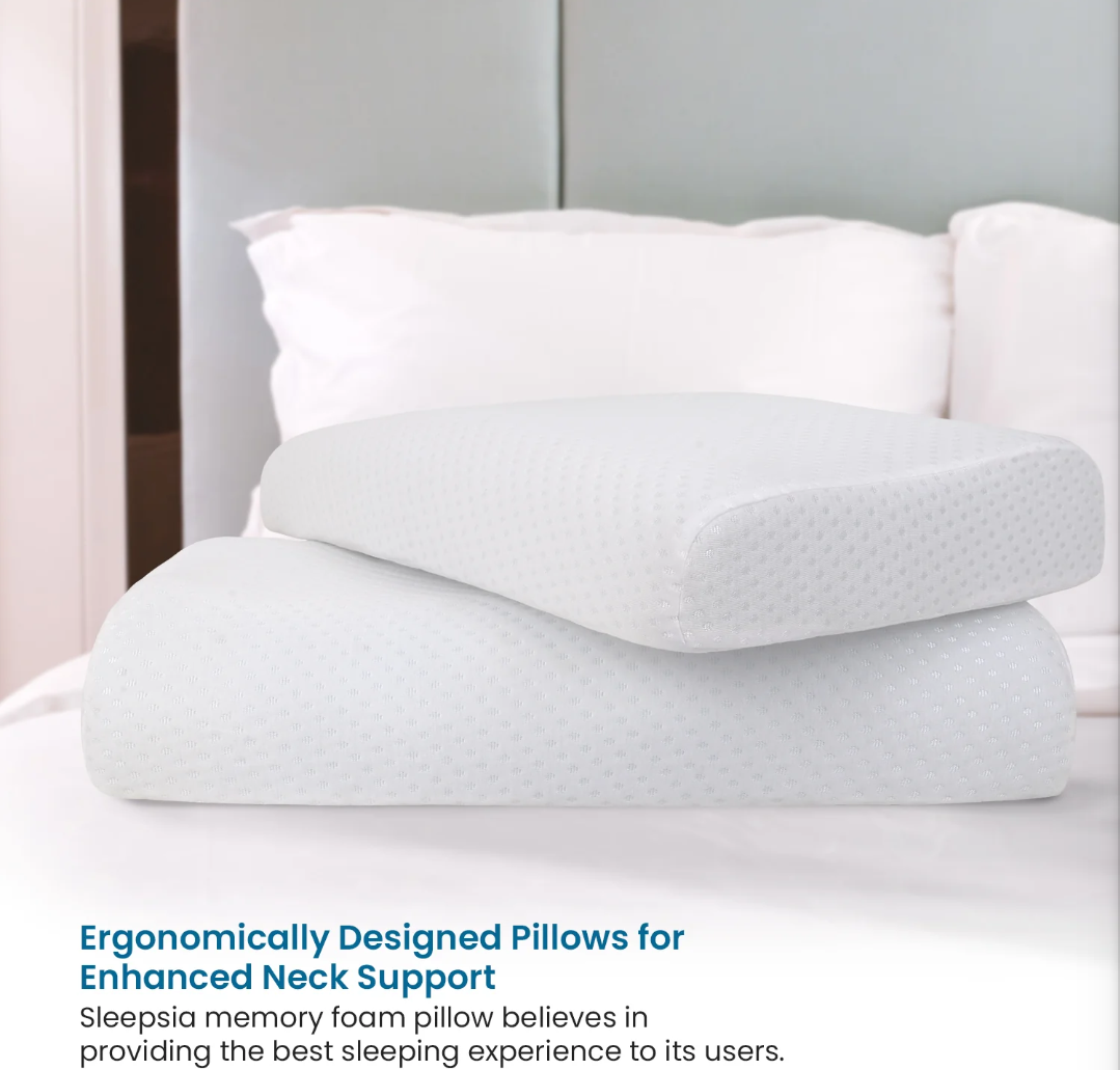 Contour Memory Foam Pillow With Infused Gel – Indian Nest