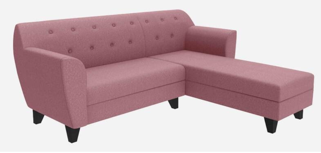 Sleep Sectional Pink Sofa