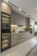 Sleek Modern Straight Modular Kitchen