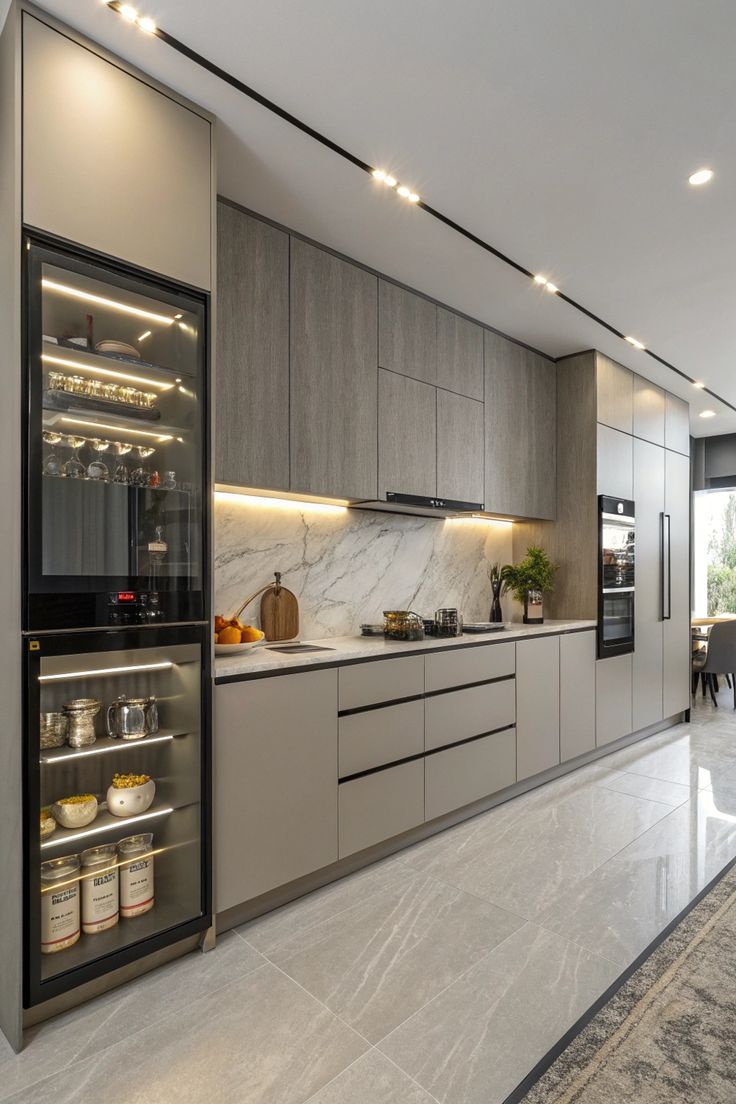 Straight Kitchen