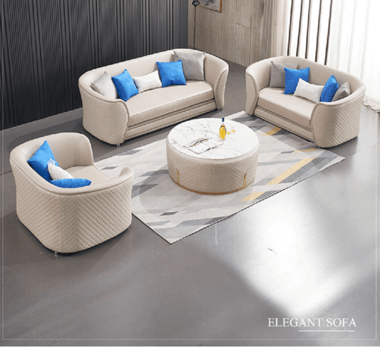 Tixo Perfect Designed Leatherette Sofa