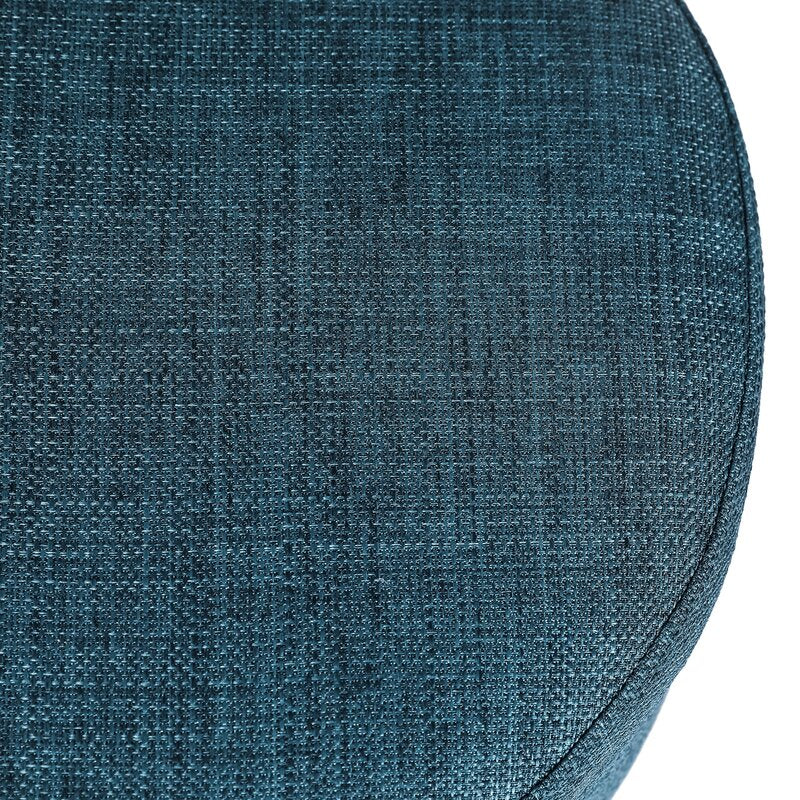 Glam Blue Ottoman Stool