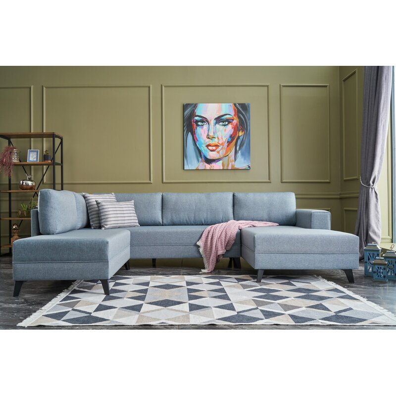 Roman jazzy sectional sofa set