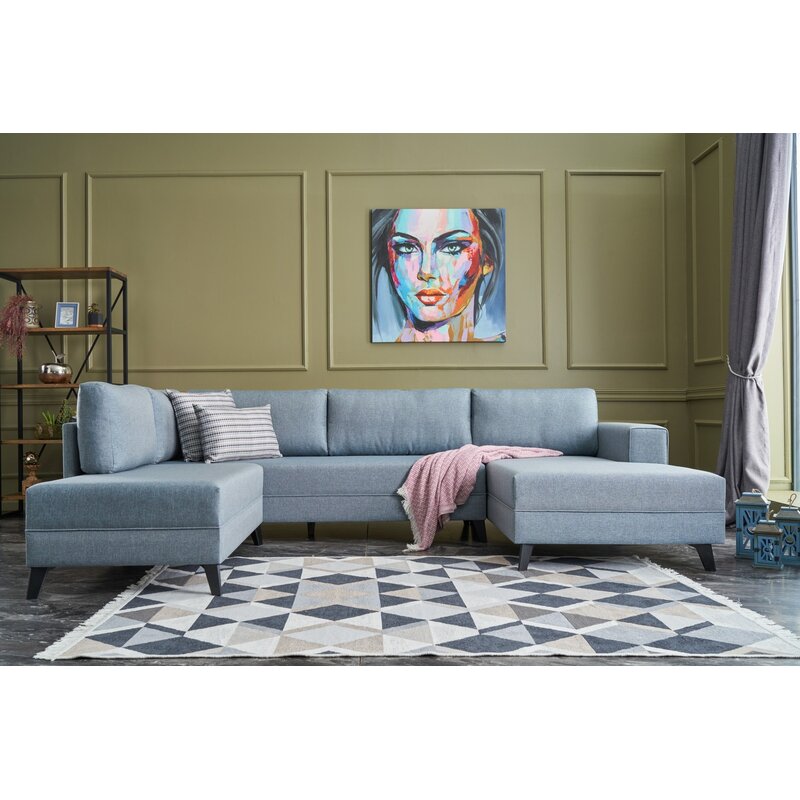 Roman Jazzy Sectional Sofa Set