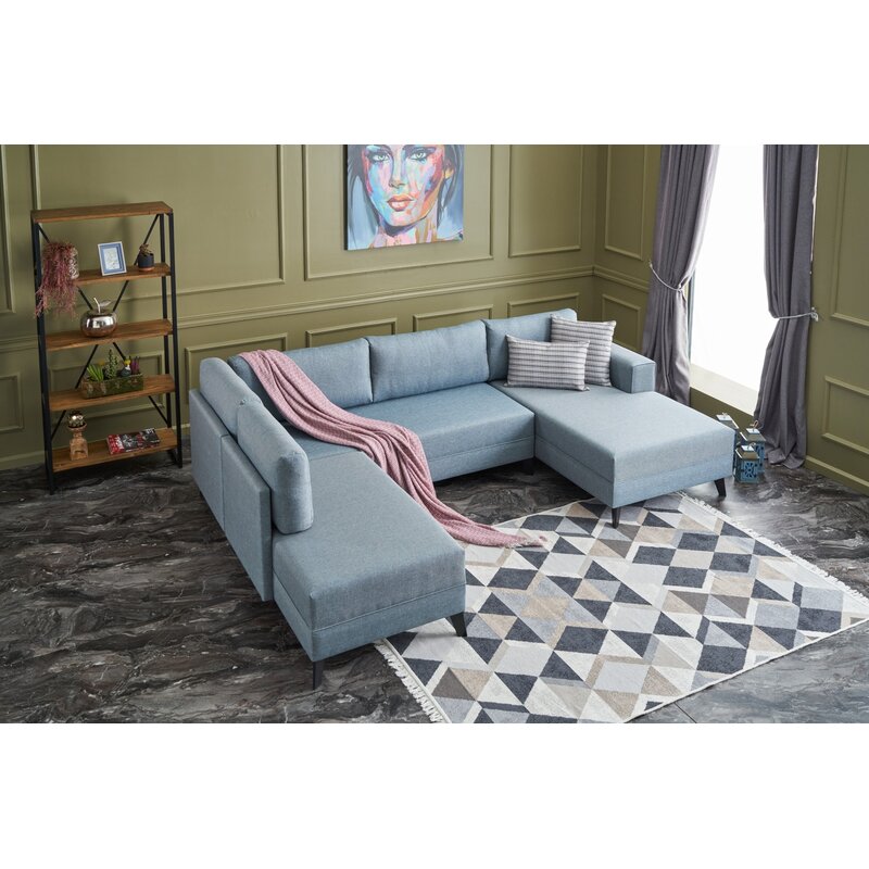 Roman Jazzy Sectional Sofa Set
