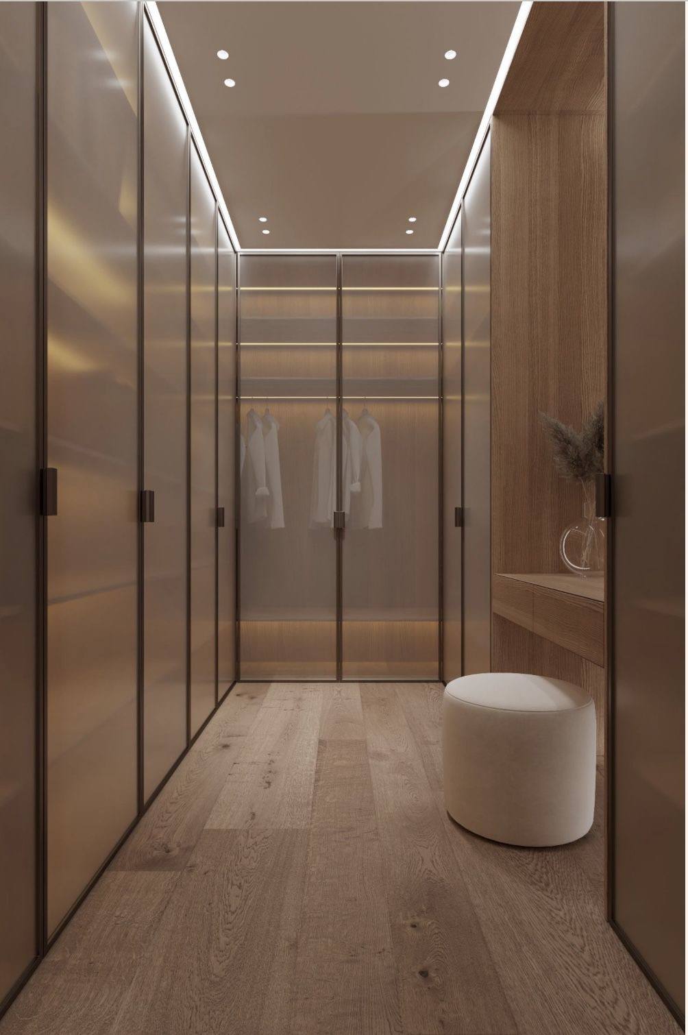 Fascinating U-Shape Wardrobe