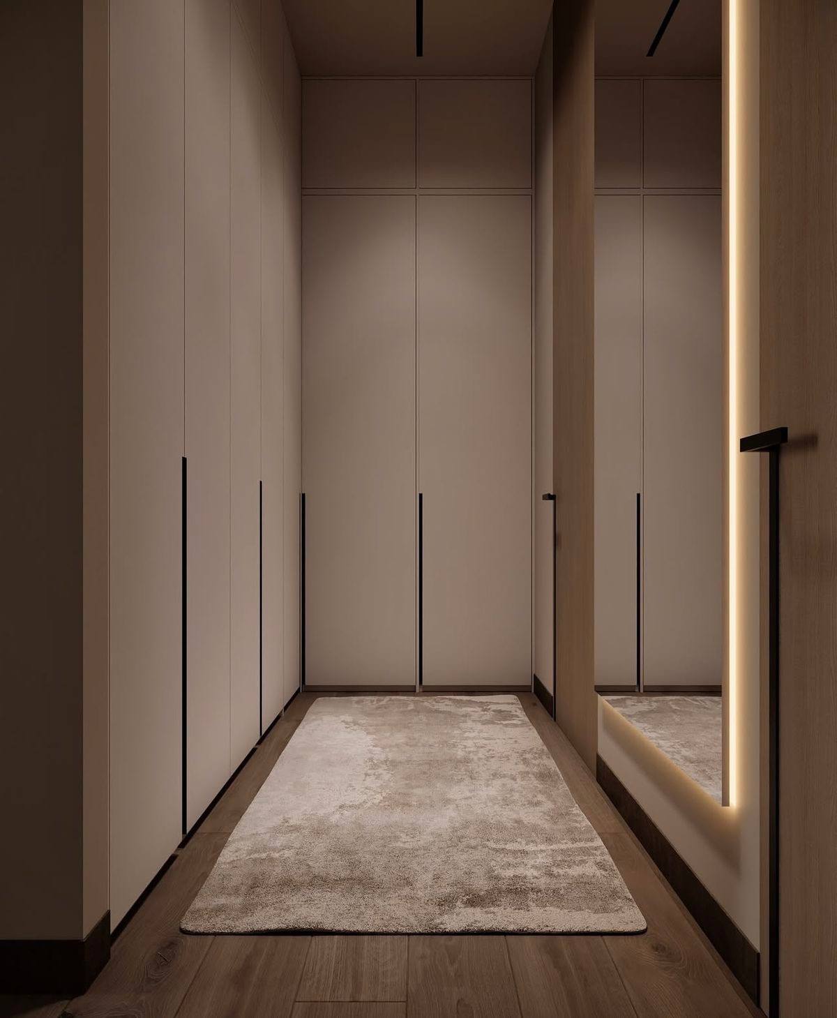 Modern U-Shape Wardrobe