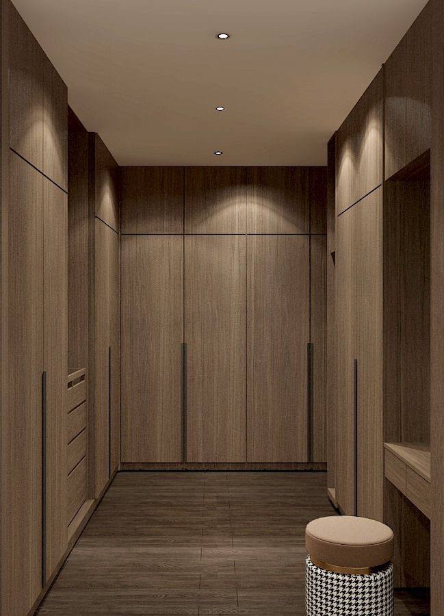 Minimalist U-Shape Wardrobe