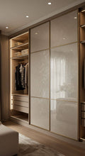 Glossy Sliding Door Wardrobe