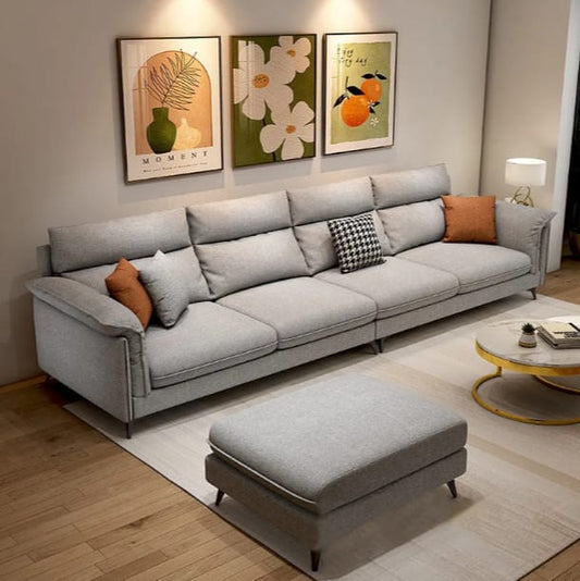 Drive Modern Extra Long Sofa With Ottoman