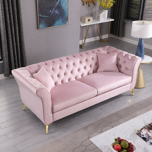 Freda Pink Cozy Sofa