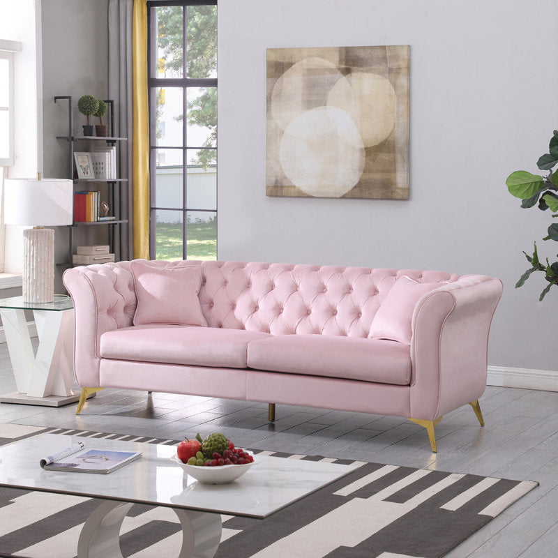 Freda Pink Cozy Sofa