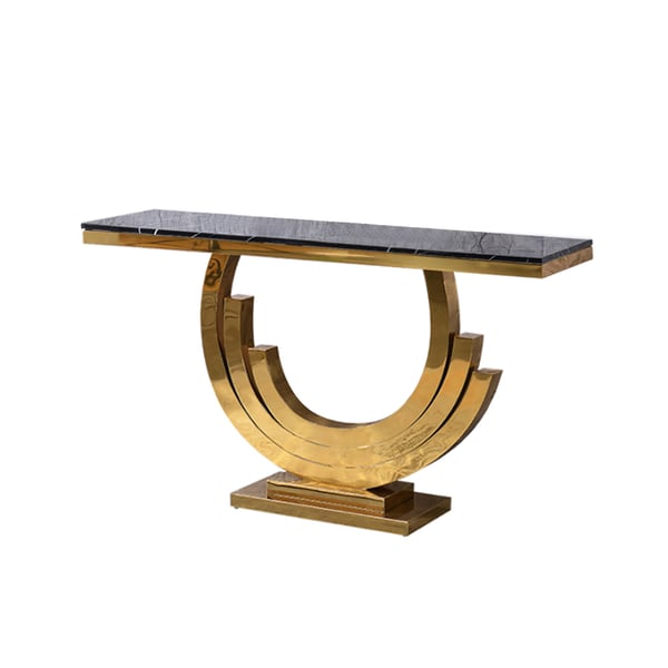 Modern Golden Console Table