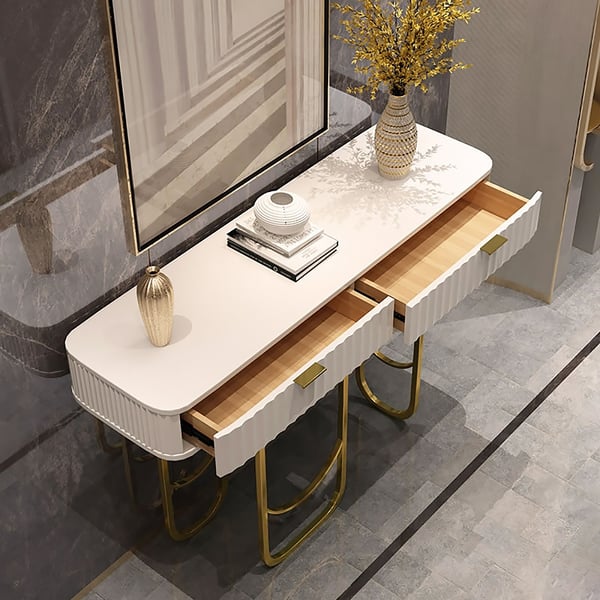 Nordic Golden Console Table