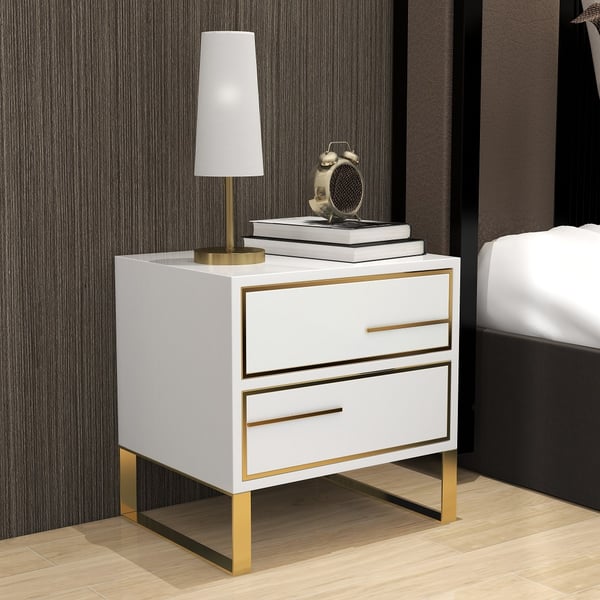 Lavish bed side table with drawer – Indian Nest