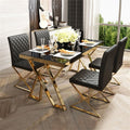 Vintage Black Dining Table