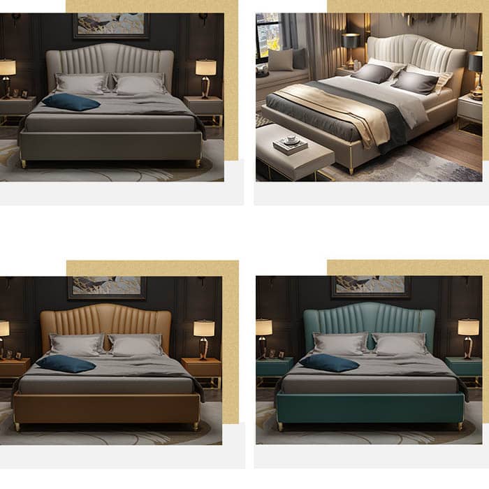 Smokey Grey upholstered Bed