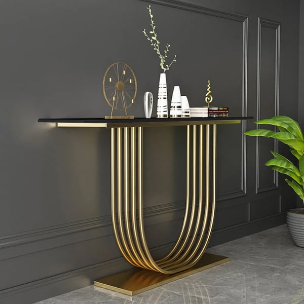 Black Kinetic Console Table