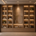 Custom Modular Bookshelf Wall Unit