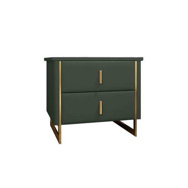 Golden Green Bed side Table