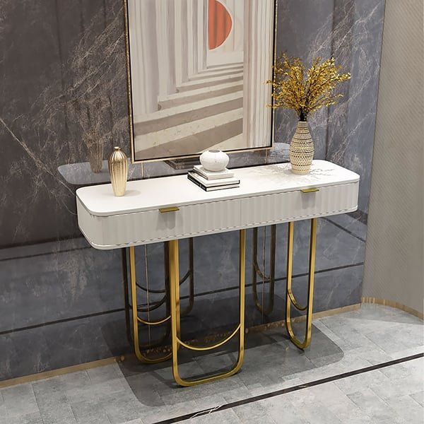 Nordic Golden Console Table