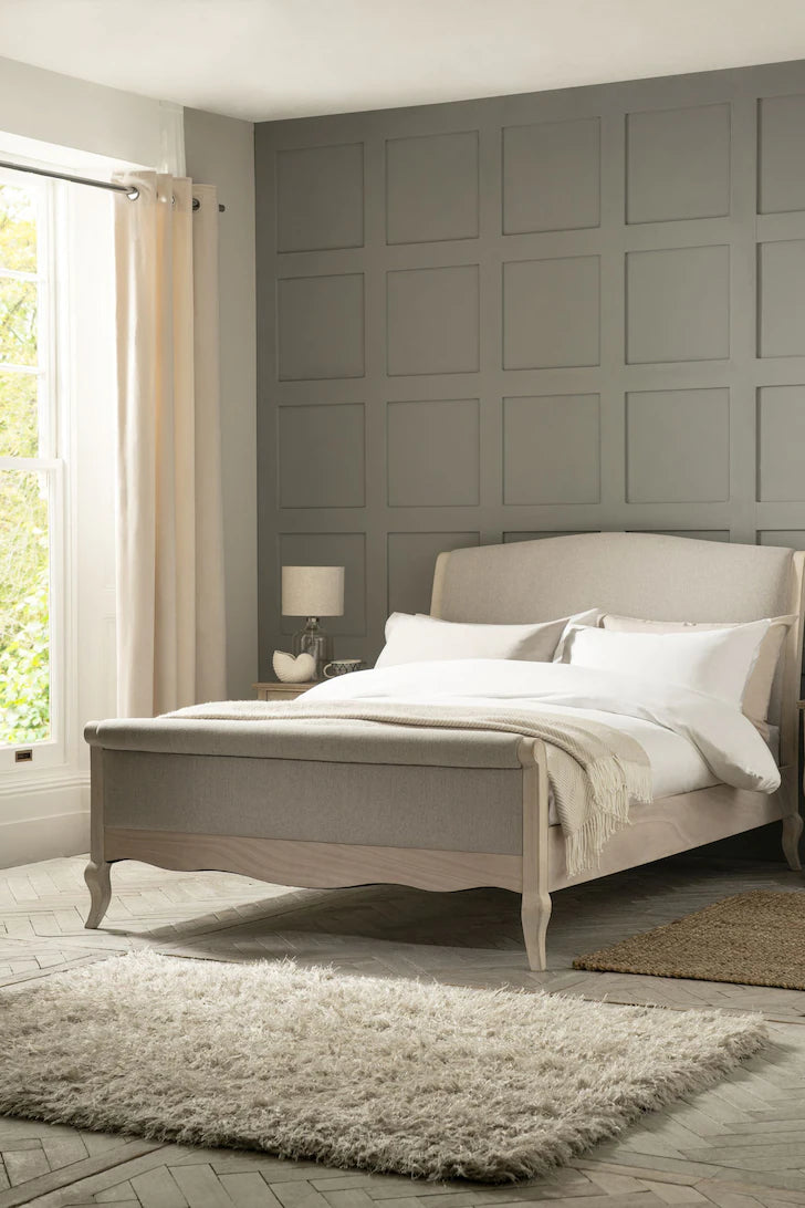 Roman Grey Stylish Wooden Bed