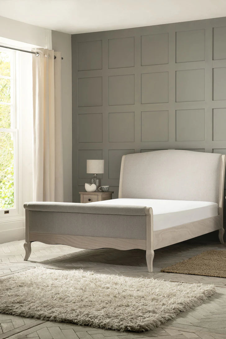 Roman Grey Stylish Wooden Bed