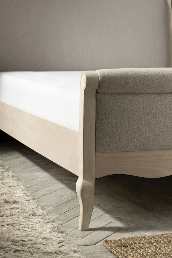 Roman Grey Stylish Wooden Bed