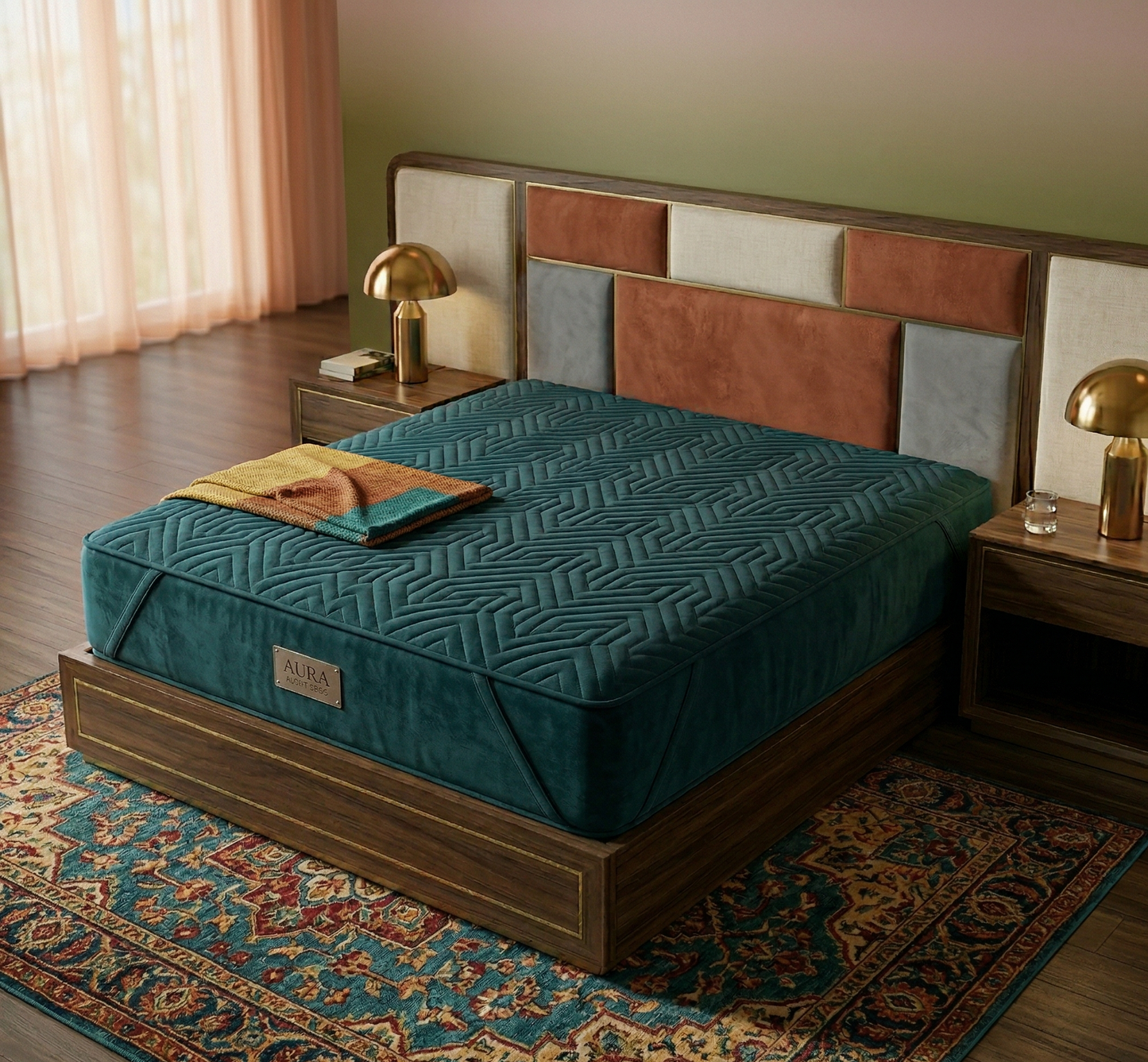 🛏️ Aura Luxury Pocket Spring + Latex Hybrid Mattress