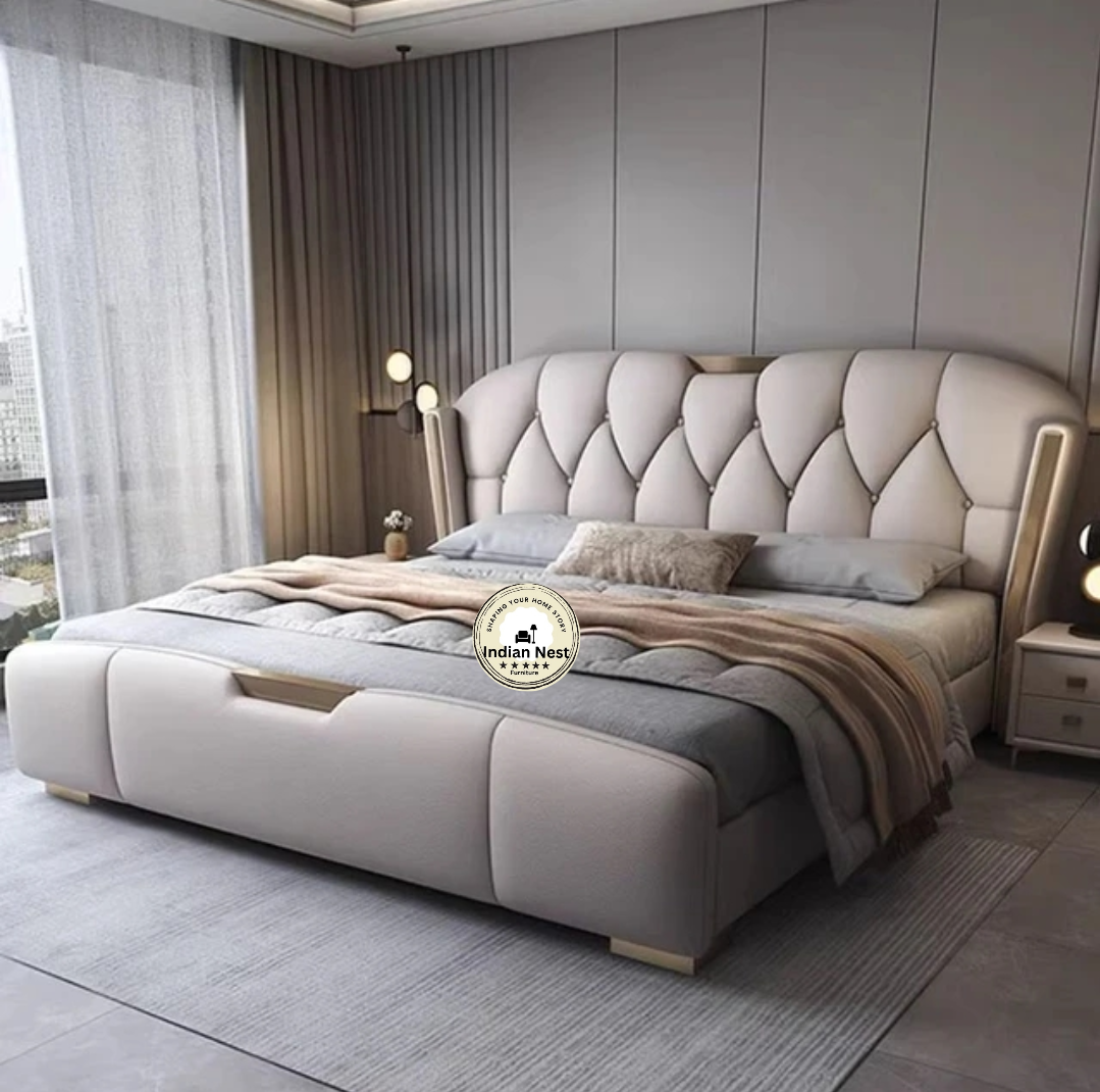 Luxe Kristy Rose Gold Bed