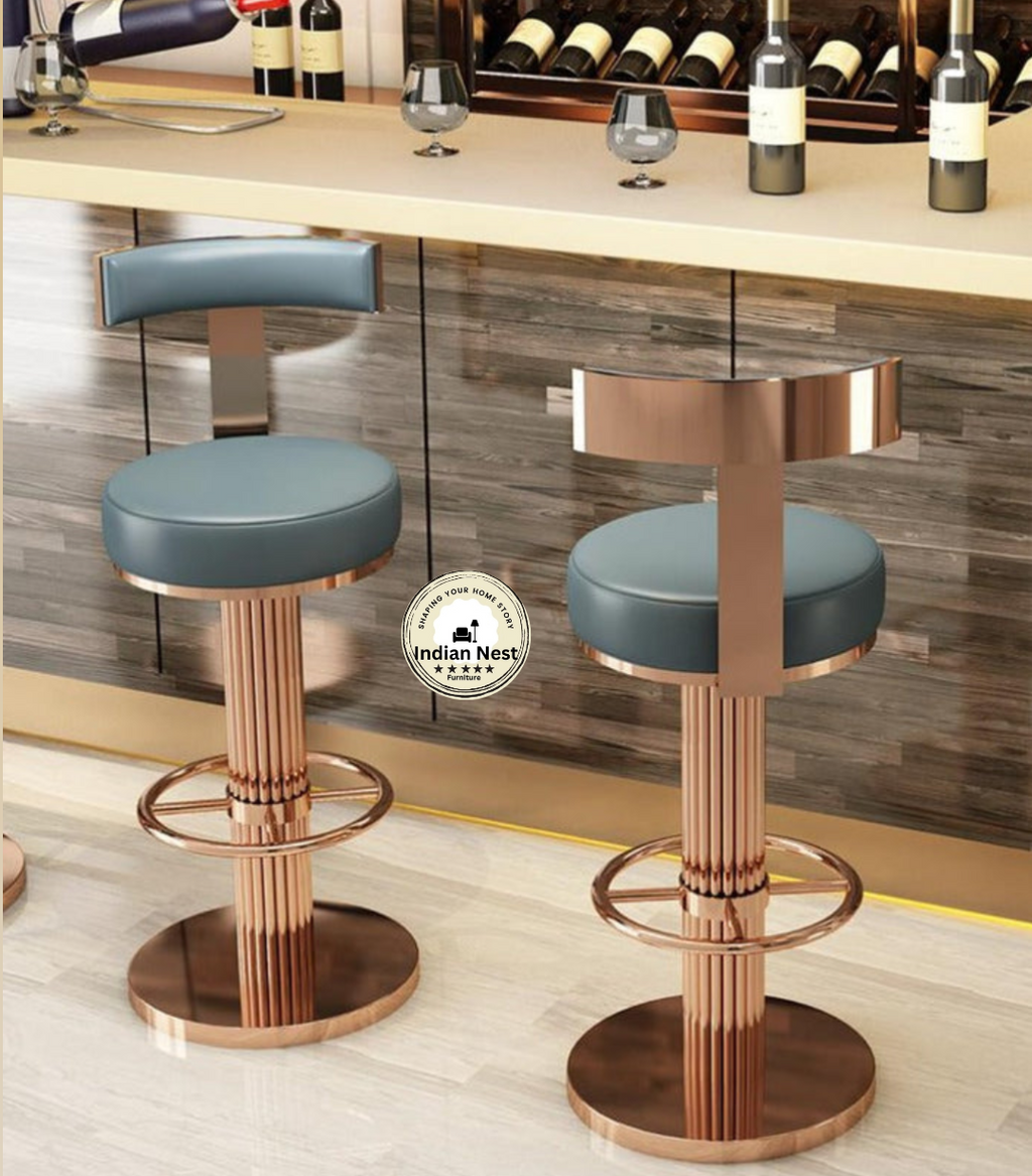 Ocean Rose Gold Bar Chair
