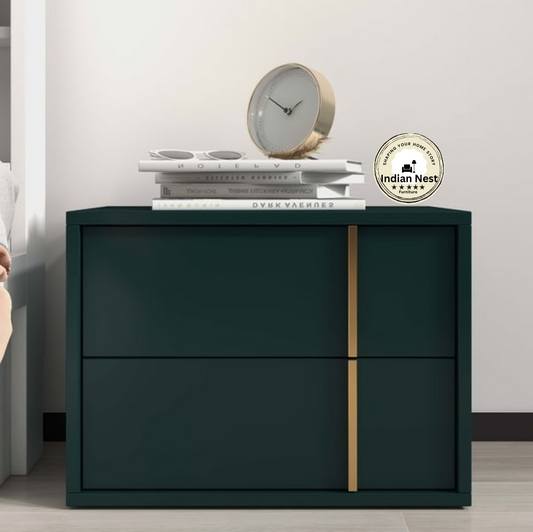 Ocean green colour bed side table