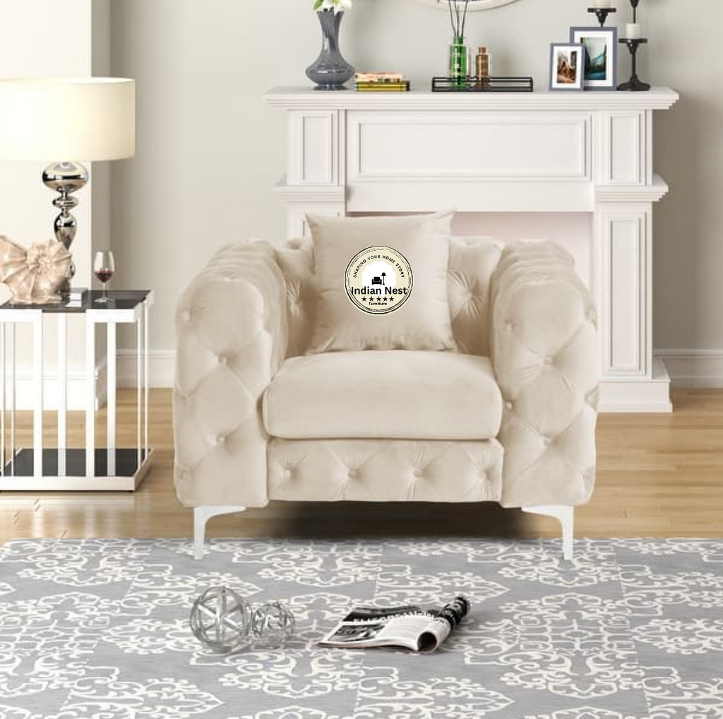 Quilting Dusky Accent Chair